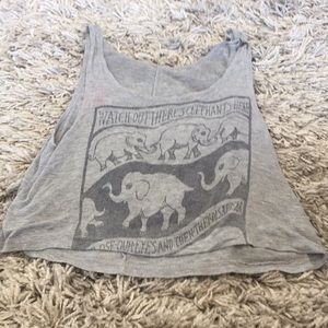 Grey elephant tank